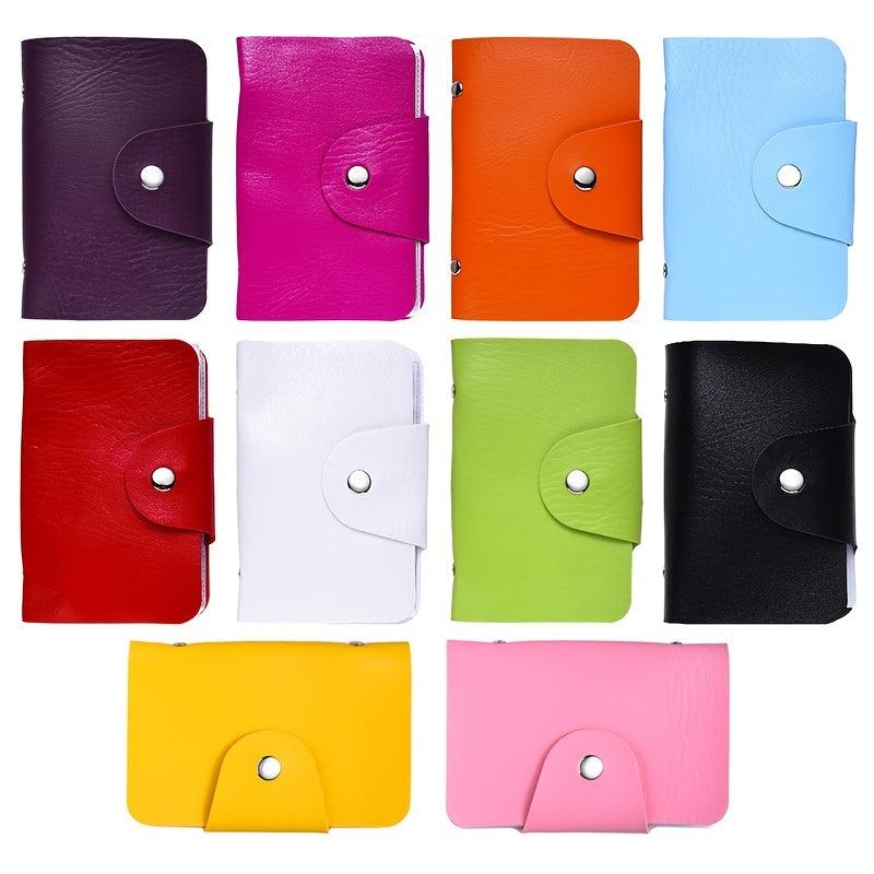 Rainbow Nail Art Stamp Plate Holder PU Leather Nail Stamping File Case