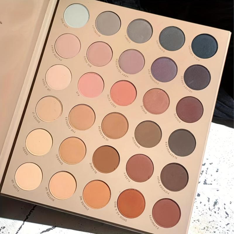 30 Matte & Glitter Eyeshadow Palette Long Lasting Makeup