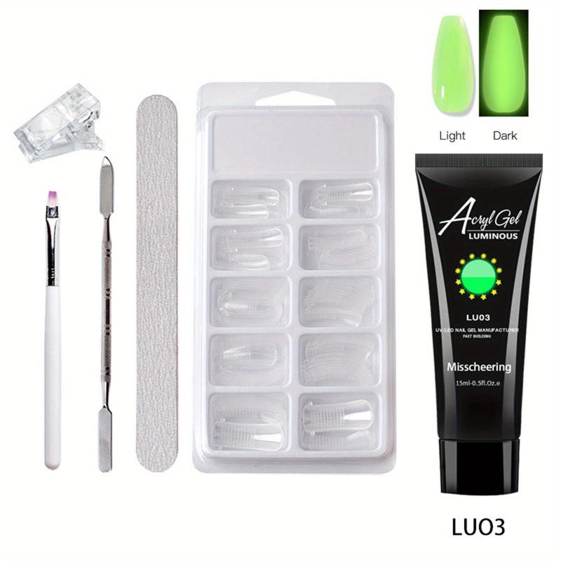 6-Piece Nail Art Extension Glue Set with Tools