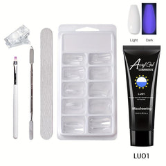 6-Piece Nail Art Extension Glue Set with Tools