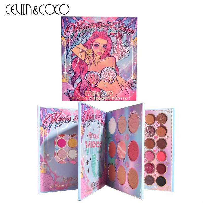 Pearly Matte Eyeshadow Palette Long Lasting Brightening Makeup