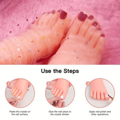 Silicone Prosthetic Nail Tool for Nail Practice