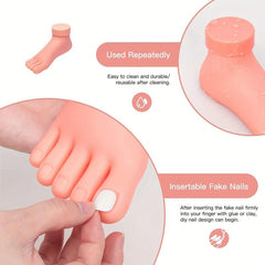 Silicone Prosthetic Nail Tool for Nail Practice