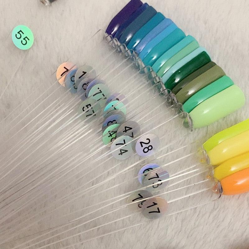 3 Waterproof Nail Polish Gel Varnish Sticker Label 1-300 Numbering System