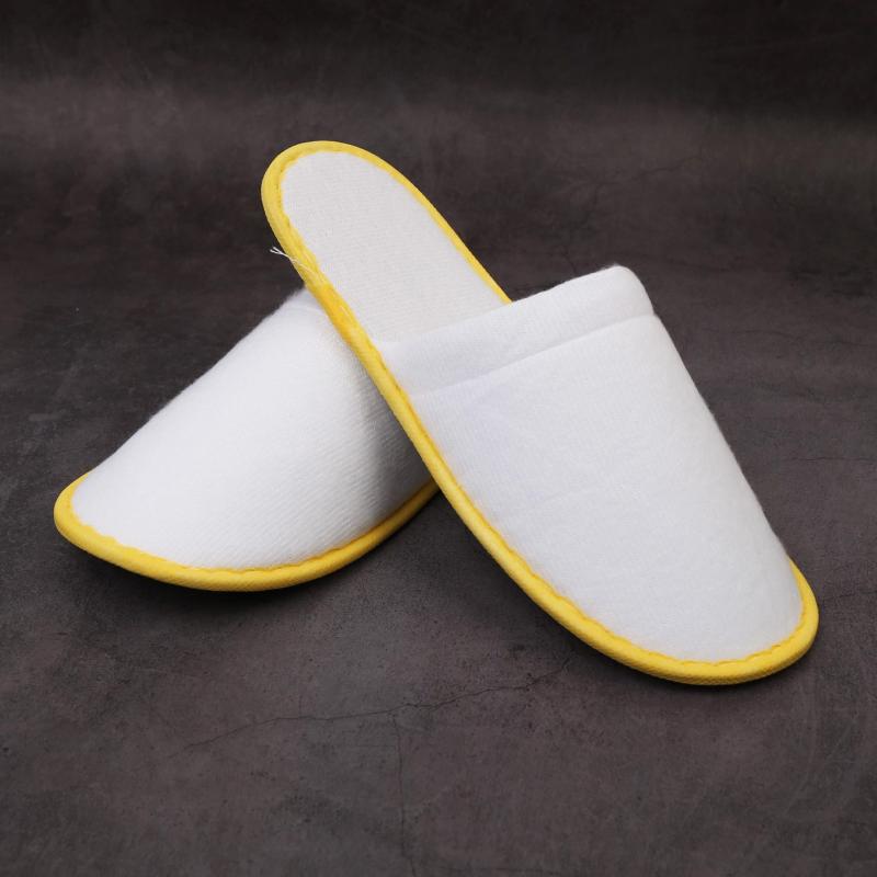 One-Time Use Spa Slippers 4mm Thick Non-Slip for Women and Men