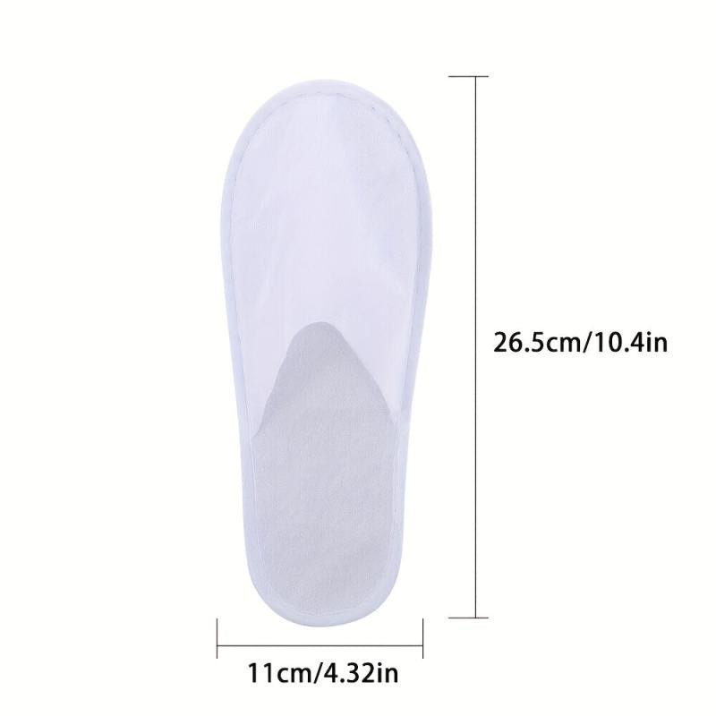 One-Time Use Spa Slippers 4mm Thick Non-Slip for Women and Men