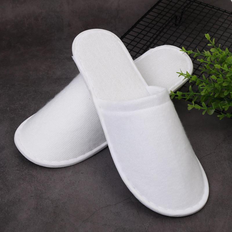 One-Time Use Spa Slippers 4mm Thick Non-Slip for Women and Men