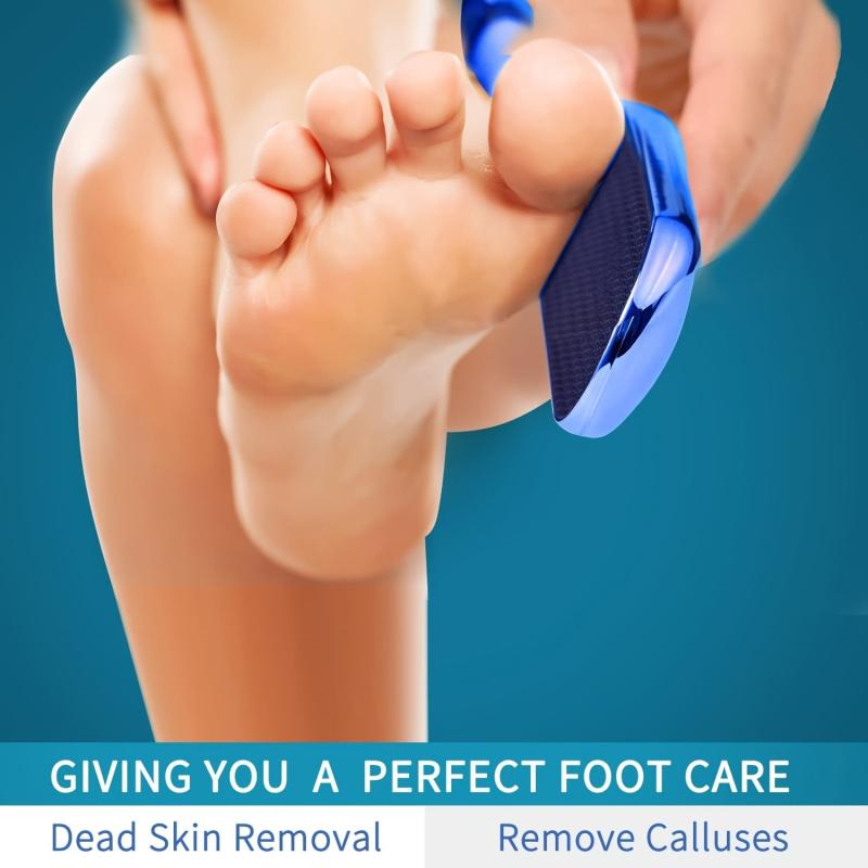 Glass Foot File Dead Skin Callus Remover Wet Dry Feet Scrubber