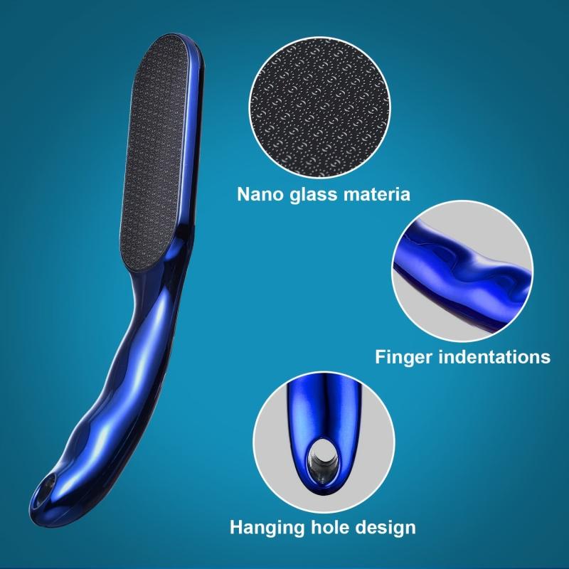 Glass Foot File Dead Skin Callus Remover Wet Dry Feet Scrubber