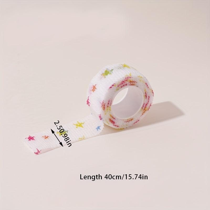 Colorful Elastic Bandage Finger Wrap Nail Art Manicure Accessory
