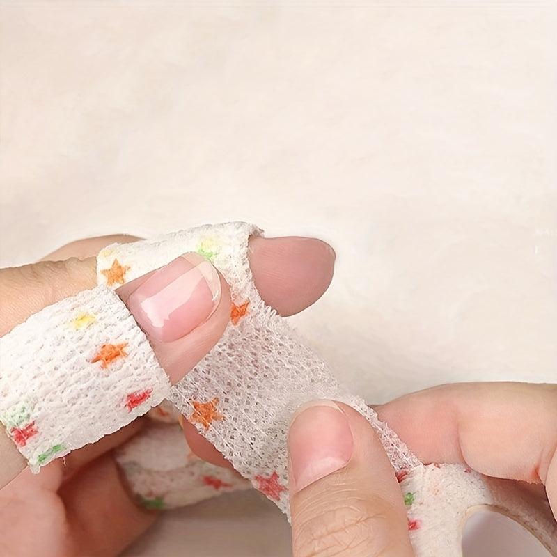 Colorful Elastic Bandage Finger Wrap Nail Art Manicure Accessory