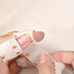 Colorful Elastic Bandage Finger Wrap Nail Art Manicure Accessory