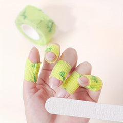 Colorful Elastic Bandage Finger Wrap Nail Art Manicure Accessory