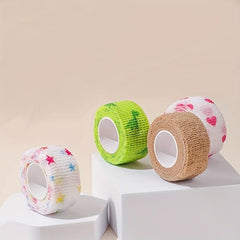 Colorful Elastic Bandage Finger Wrap Nail Art Manicure Accessory