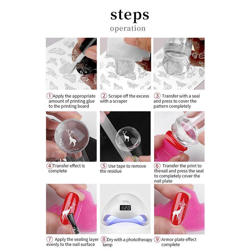 1 Pc Nail Art Stamper