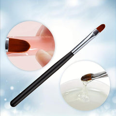 Professional Round Head Nail Art Brush for DIY Manicure