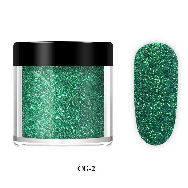 DIY Shining Manicure Art Flash Powder with Glitter Powder