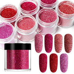 DIY Shining Manicure Art Flash Powder with Glitter Powder