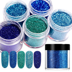 DIY Shining Manicure Art Flash Powder with Glitter Powder