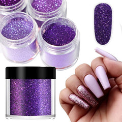DIY Shining Manicure Art Flash Powder with Glitter Powder