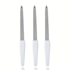 3 Pack Stainless Steel Nail Files Double Sided Polishing