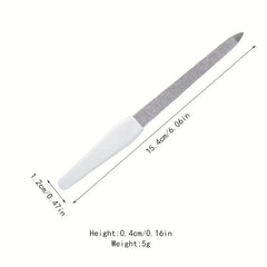 3 Pack Stainless Steel Nail Files Double Sided Polishing