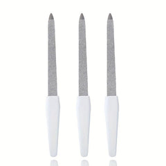 3 Pack Stainless Steel Nail Files Double Sided Polishing