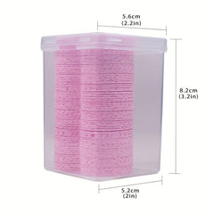 200pcs Nail Wipes Nail and Eyelash Cleaning Cotton Pads