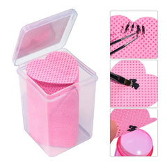 200pcs Nail Wipes Nail and Eyelash Cleaning Cotton Pads