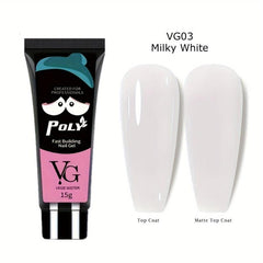 Transparent Clear Poly Gel Nail Extension Fast Building Gel