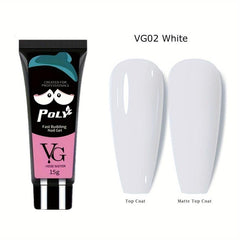 Transparent Clear Poly Gel Nail Extension Fast Building Gel
