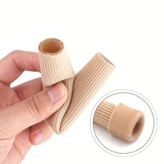 Toe Tubes Sleeves Gel Lining for Corns Bunion