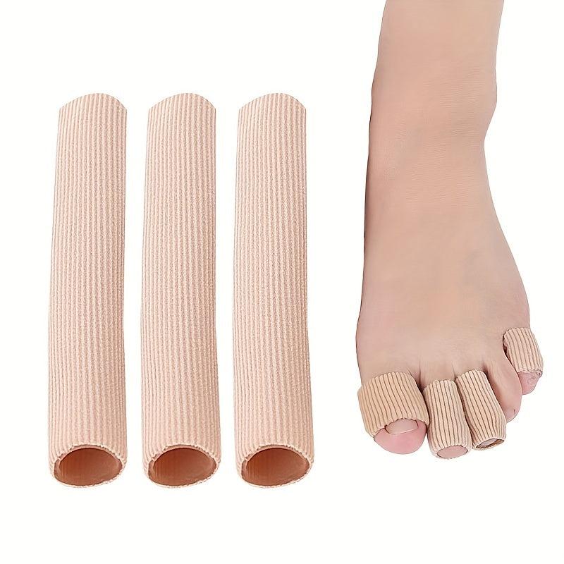 Toe Tubes Sleeves Gel Lining for Corns Bunion