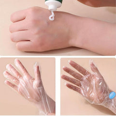 100 Disposable Hand Mask Gloves & 100 Disposable Foot Mask Covers