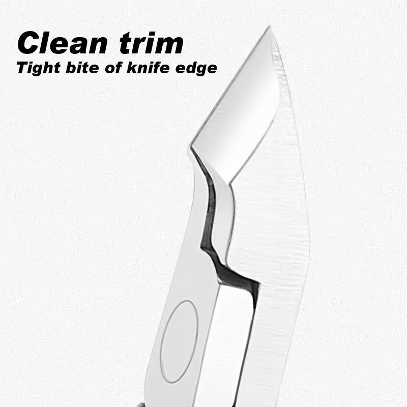 Stainless Steel Exfoliating Clipper for Manicure Pedicure Salon