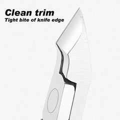 Stainless Steel Exfoliating Clipper for Manicure Pedicure Salon