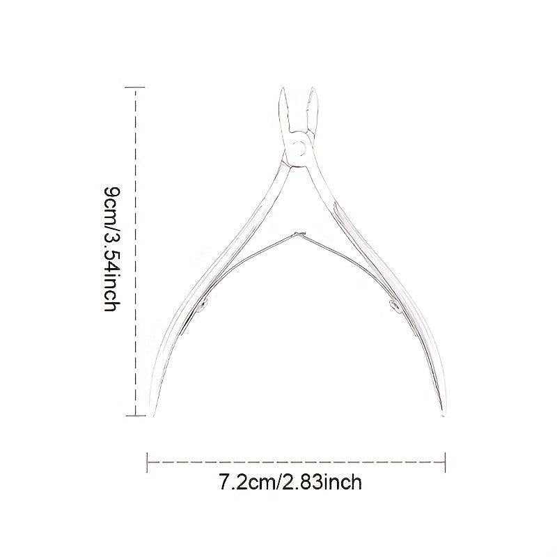 Stainless Steel Exfoliating Clipper for Manicure Pedicure Salon