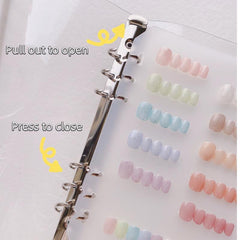 Nail Art Collection Book Manicure Display Board