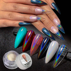 Holographic Nail Glitter Powder for Sparkling Nail Art