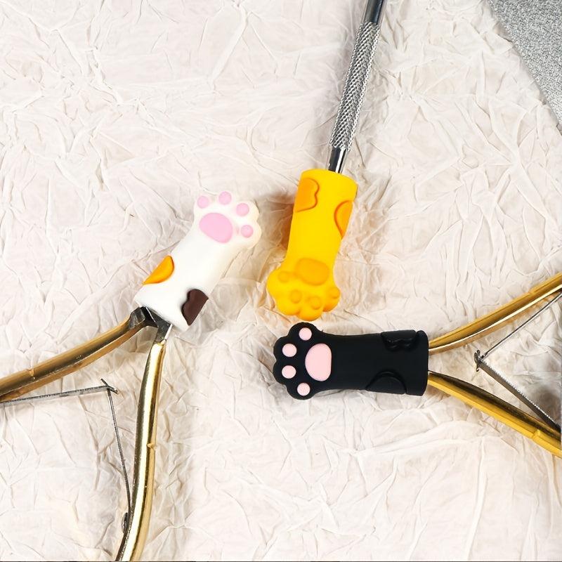 Silicone Nipper Cover Cat Paw Manicure Pedicure Tools