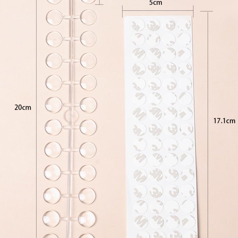 120 Pcs Nail Polish Bottle Cap Fancy Card with Paper