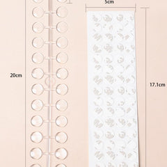 120 Pcs Nail Polish Bottle Cap Fancy Card with Paper