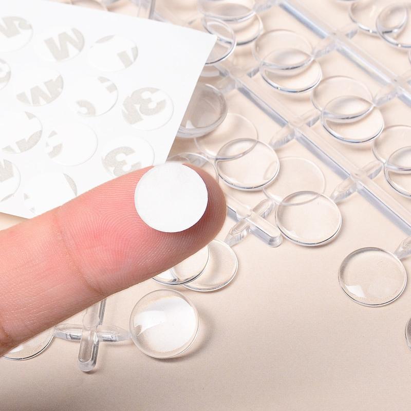 120 Pcs Nail Polish Bottle Cap Fancy Card with Paper