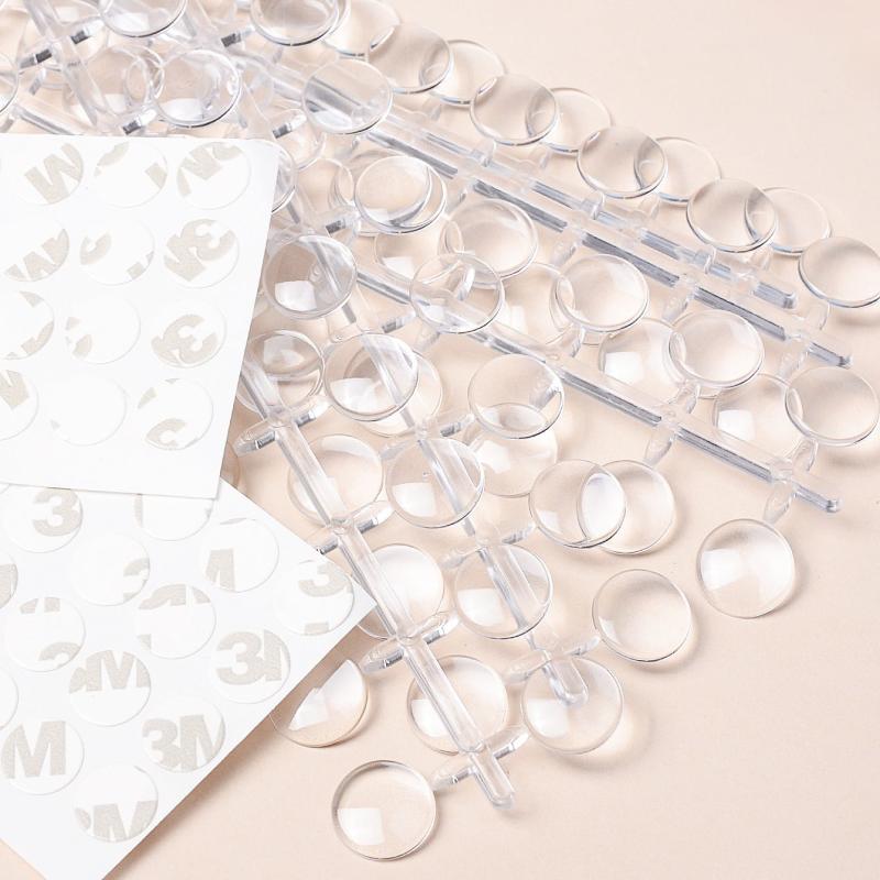 120 Pcs Nail Polish Bottle Cap Fancy Card with Paper