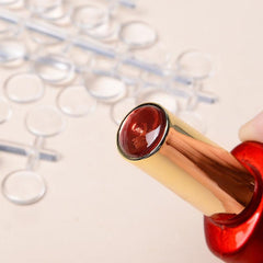 120 Pcs Nail Polish Bottle Cap Fancy Card with Paper