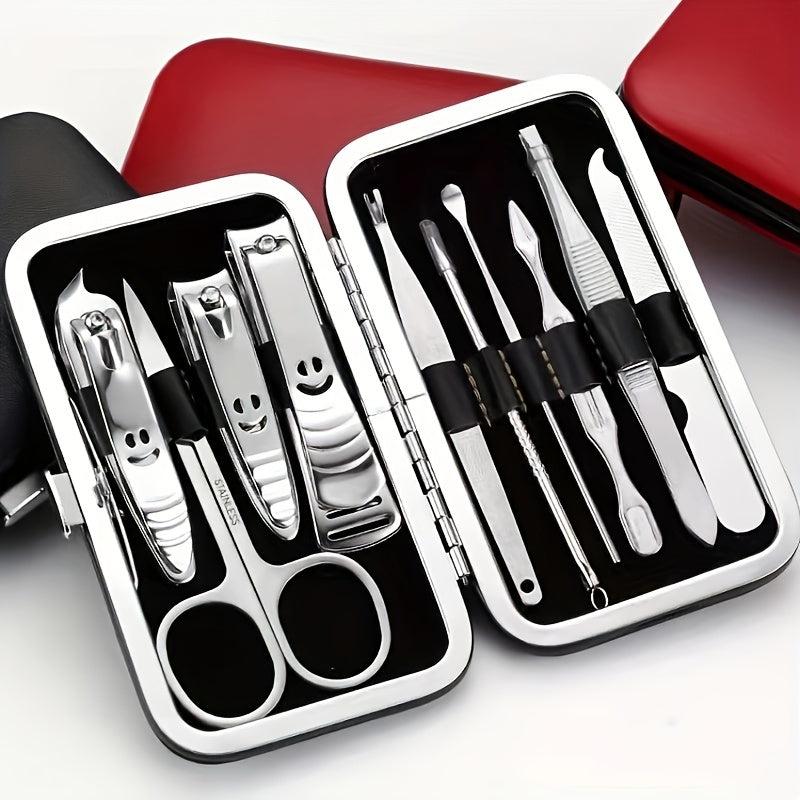 Stainless Steel Nail Clippers Set with Grooming Kit