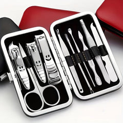 Stainless Steel Nail Clippers Set with Grooming Kit