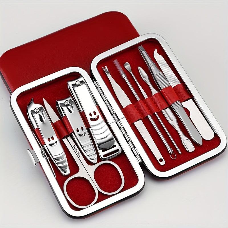 Stainless Steel Nail Clippers Set with Grooming Kit