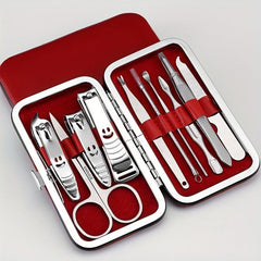 Stainless Steel Nail Clippers Set with Grooming Kit