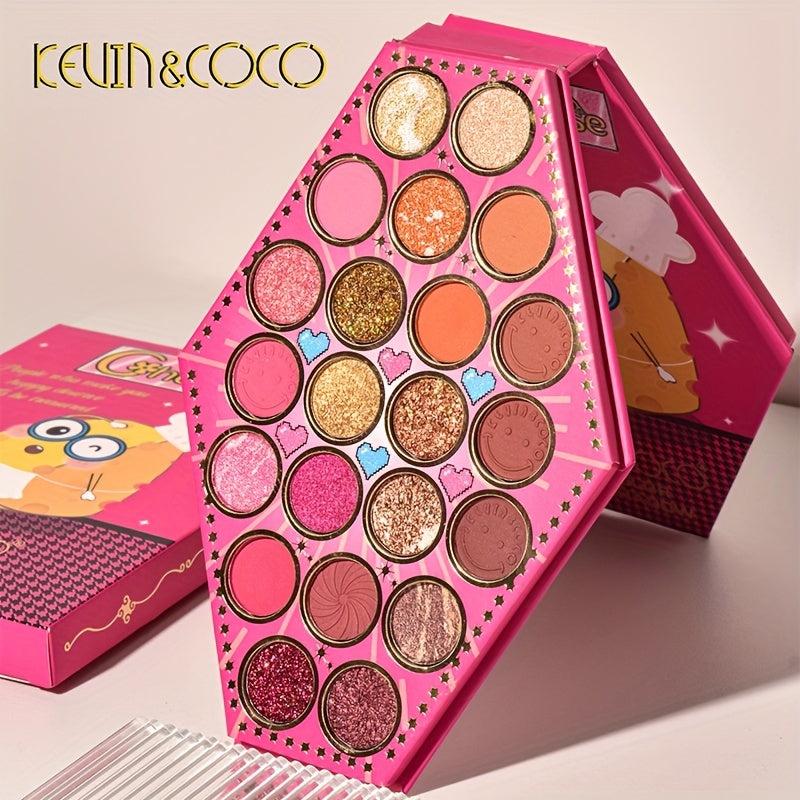 Bright Matte Eyeshadow Palette for Party Makeup